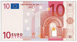 10 euro fronte