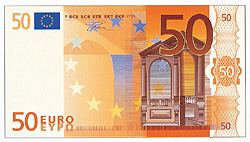 50 euro fronte