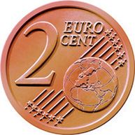 2 euro cent fronte