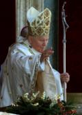 NATALE 2001 - il PAPA saluta i fedeli a san Pietro