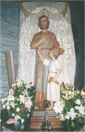 Statua di San Giuseppe con Bambino